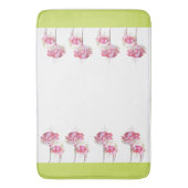 バスマット上のエキゾチックな明るい赤紫色 バスマット (正面縦)