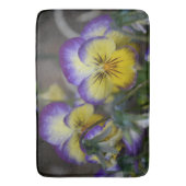 バスマット/パープルパンジー バスマット (正面縦)