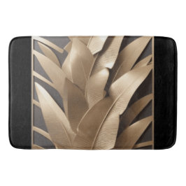 バスマット/彫刻金属バナナの葉/バスマット バスマット