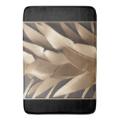 バスマット/彫刻金属バナナの葉/バスマット バスマット (正面縦)