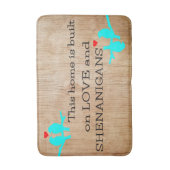 バスマパーソナライズされたット バスマット (正面縦)