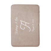 バスマモノグラムのット バスマット (正面縦)