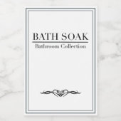 バスミニマルソークラベルセット フードラベル (シングルラベル)