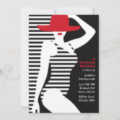 バスミュージックの美女招待状 招待状 (正面)