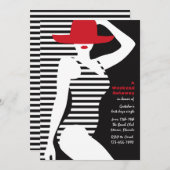 バスミュージックの美女招待状 招待状 (正面/裏面)