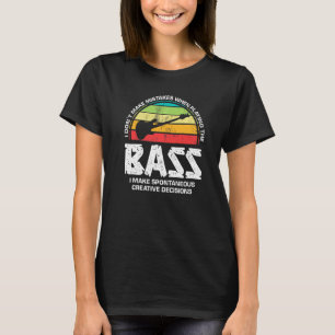 バスミュージックミュージカル楽器ミュージシャンおもしろい Tシャツ