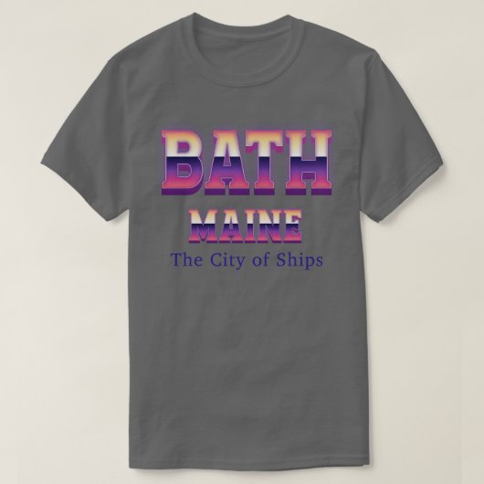 バスメイン Tシャツ (デザイン正面)