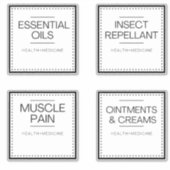 バスモダン団体や組織ラベル シール (正面)