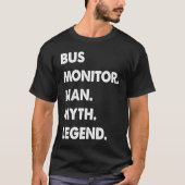 バスモニターマン伝説 Tシャツ (正面)