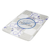 バスモノグラムのパーソナライズされたマット バスマット (アングル)