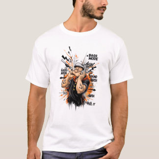 バスモードオン – 音楽好きな人向けTシャツ Tシャツ