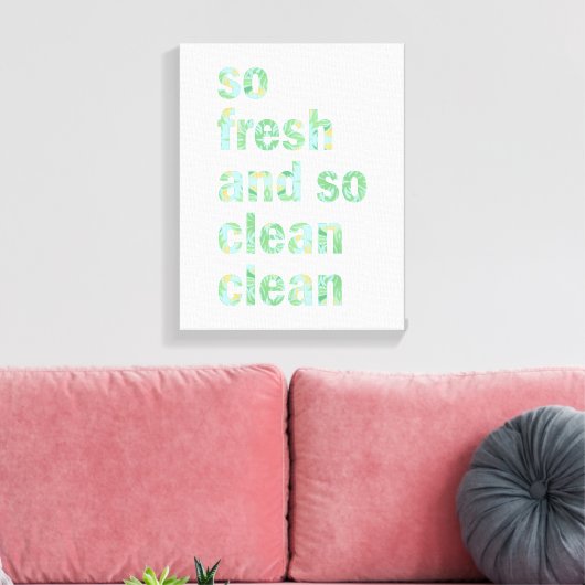 バスルームおもしろいウォールアートプリントそう新鮮でクリーン キャンバスプリント (インサイチュ (リビング))