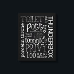 バスルームおもしろいキャンバスアートプリント キャンバスプリント<br><div class="desc">バスルームに最適！</div>