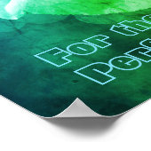 バスルームおもしろいシンボルや象徴ポーティ・ユーモア!レトロ ポスター (角)