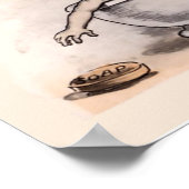 バスルームおもしろいポスター ポスター (角)