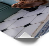 バスルームおもしろいマのベ予測できなアトイレ ポスター (コーナー)