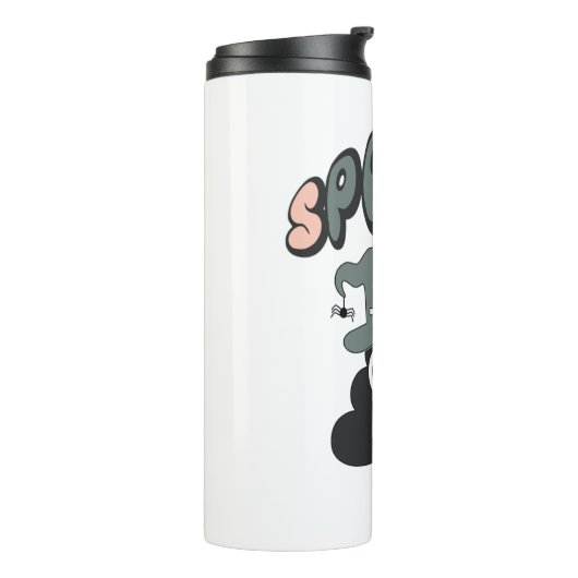 バスルームおもしろいユーモアかわいいレトロハロウィン不気味P タンブラー (回転左)