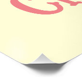 バスルームおもしろいユーモアこんにちは甘い頬 ポスター (コーナー)