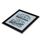 バスルームおもしろいワードアート タイル (側面)