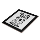 バスルームおもしろい文字ワードアート タイル (側面)