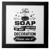 バスルームおもしろい石けん言葉アートセラミックタイル タイル (正面)