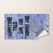 バスルームおもしろい10代の男の子のバスルームの装飾 ハンドタオル (ハンドタオル)