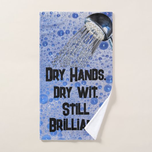 バスルームおもしろい10代の男の子のバスルームの装飾 ハンドタオル (ハンドタオル)