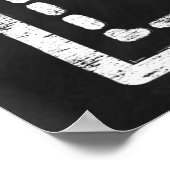 バスルームおもしろい ポスター (角)