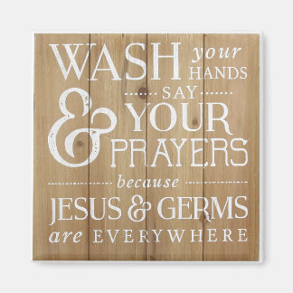 バスルームのキッチンマグネット。手を洗え マグネット