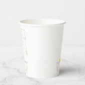 バスルームのゴム製のアヒル 性別不明のベビーシャワー 紙コップ (左)