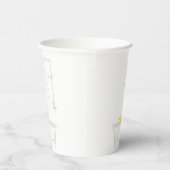 バスルームのゴム製のアヒル 性別不明のベビーシャワー 紙コップ (右)