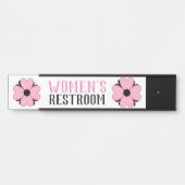 バスルームのサインバスルームシンボルや象徴女性用トイレ サインプレート (正面)