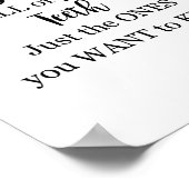 バスルームのサインブラシあなたの歯 ポスター (角)