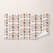 バスルームのタオルおもしろいセット顔式 バスタオルセット (ハンドタオル)