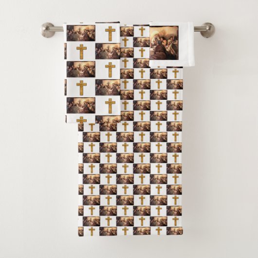 バスルームのタオルがイエスを設定 バスタオルセット (インサイチュ)