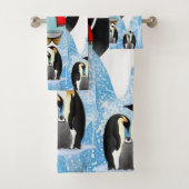 バスルームのタオルがクリスマスを飾る バスタオルセット (インサイチュ)