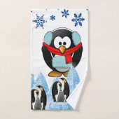 バスルームのタオルがクリスマスを飾る バスタオルセット (ハンドタオル)