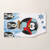 バスルームのタオルがクリスマスを飾る バスタオルセット (ハンドタオル)