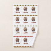 バスルームのタオルがクリスマスを飾る バスタオルセット (ハンドタオル)