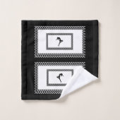 バスルームのタオルがダンサー バスタオルセット (ウォッシュタオル)