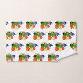 バスルームのタオルがハロウィンを設定する、かかし バスタオルセット (ハンドタオル)