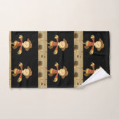 バスルームのタオルがハロウィンを設定する、かかし バスタオルセット (ハンドタオル)