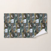 バスルームのタオルがユニコーンをセット バスタオルセット (ハンドタオル)