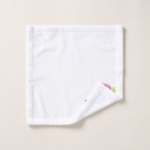 バスルームのタオルセットにチューリップMagnolias バスタオルセット (ウォッシュタオル)