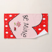 バスルームのタオルセットバレンタインデーは鉱山ハート バスタオルセット (ハンドタオル)