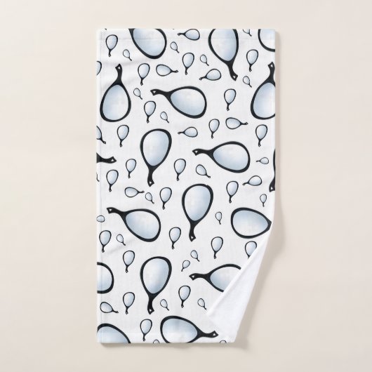 バスルームのタオルセット手鏡スタイリスト理容師 バスタオルセット (ハンドタオル)