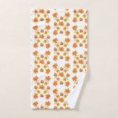 バスルームのタオルセット紅葉カボチャ バスタオルセット (ハンドタオル)