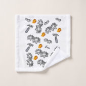 バスルームのタオル設定ツール バスタオルセット (ウォッシュタオル)