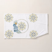 バスルームのタオル設定フローラ曼荼羅 バスタオルセット (ハンドタオル)