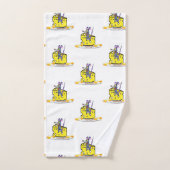 バスルームのタオル設定マウスネズミチーズ バスタオルセット (ハンドタオル)